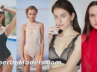 Modelos de Superbe - ¡Compilación de modelos perfectos Parte 1! Muestra de chicas intensas de sus cuerpos X-rated en lencería y desnuda.