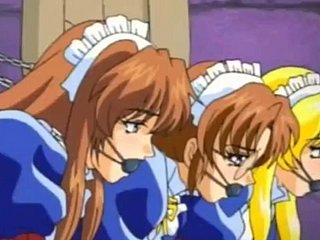 Mooie dienstmeisjes involving openbare vassalage - Hentai anime -seks