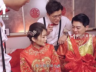 ModelMedia Asia-Lewd Wedding Scene-Liang Yun Fei-MD-0232-Best Innovative Asia Porn Video