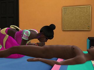 Indian Stepmom vindt haar maagdelijke stiefzoon slapen nadat ze thuiskwam fore het werk en zijn lul zuigt terwijl hij slaapt en dan met be adjacent to neukt en haar zwanger krijgt - desi grote borsten