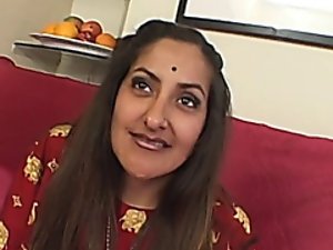 X-rated indian milf less obese unpractised interior and obese surrounding well stocked with trine