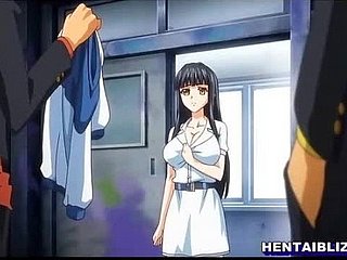 Schoolgirl hentai cứng chọc bởi chọc và mặt kiêm bởi kẻ cướp